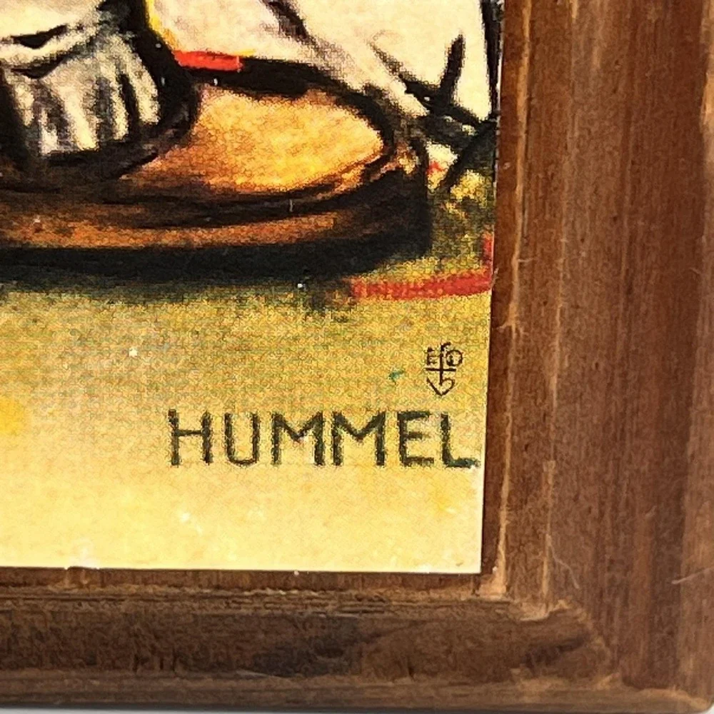 Vintage Hummel Wood Wall Plaques Lot of 3 Hanging Wall Art Boy and Girl Panels - Picture 15 of 16